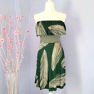 BCBGMAXARIA Strapless Swing Mini Dress